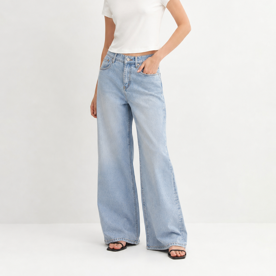 WOMEN WIDE LEG -SPRAY (20158)