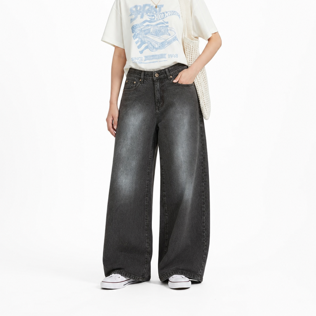 WOMEN WIDE LEG -SPRAY (20158)