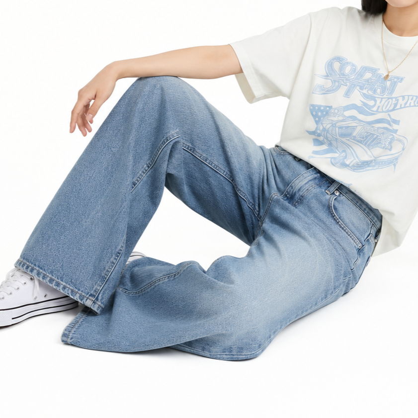 WOMEN WIDE LEG -SPRAY (20158)