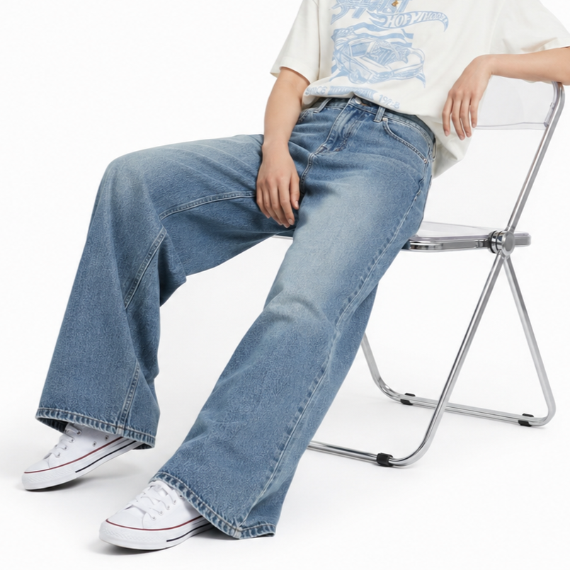 WOMEN WIDE LEG -SPRAY (20158)