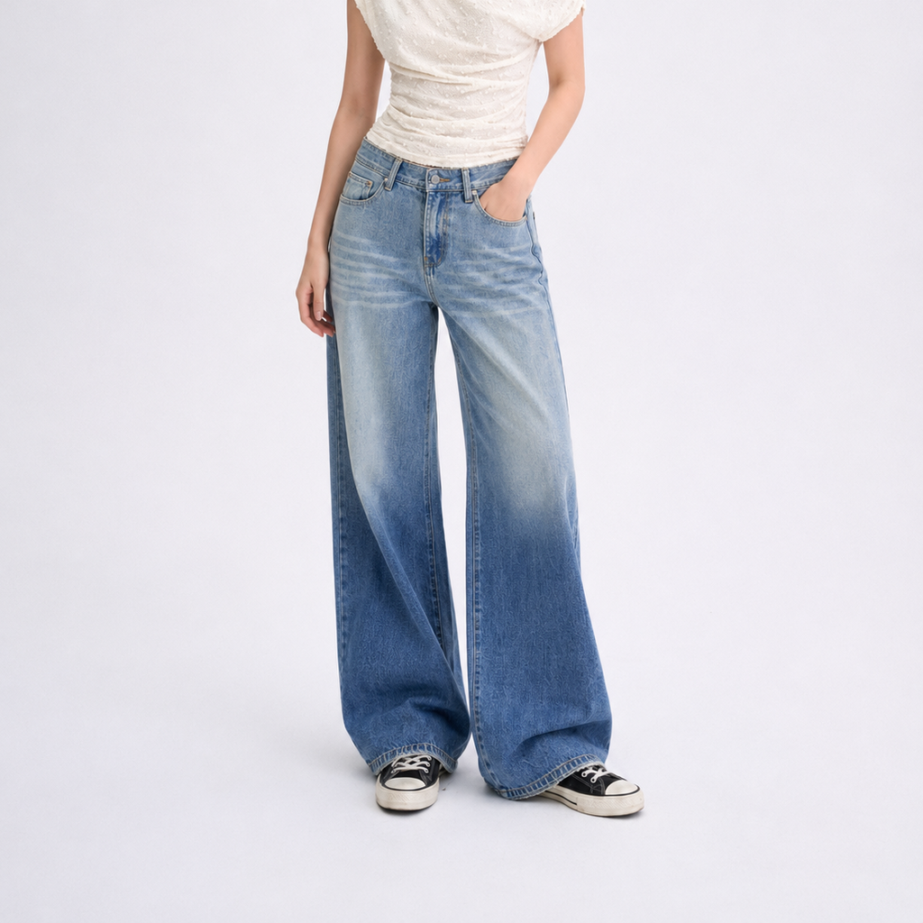 Ombre Women’s Wide-Leg Jeans