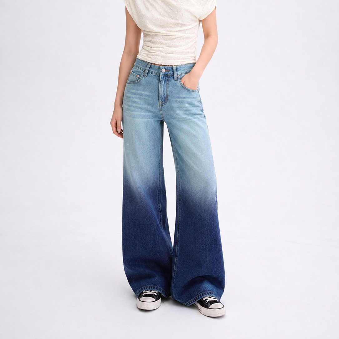 Ombre Women’s Wide-Leg Jeans