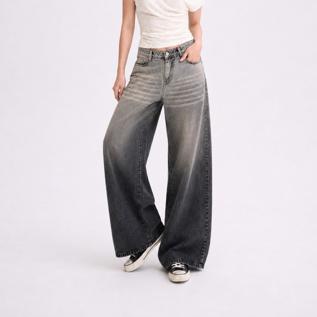 Ombre Women’s Wide-Leg Jeans