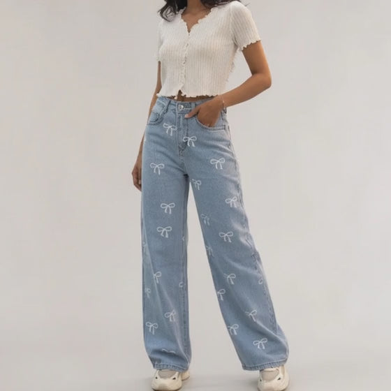 Women Bow-Dacious Jean